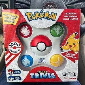 Pokemon Trainer Trivia Handheld Electronic Game 1000 Questions New